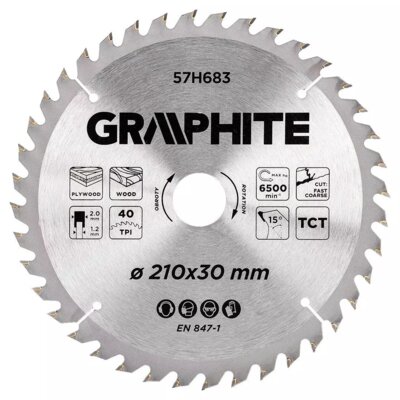 Tarcza do cięcia GRAPHITE 57H683 210 mm