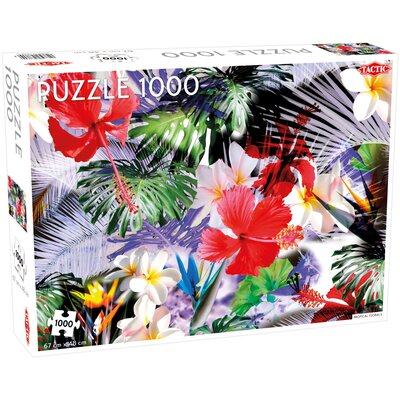 Puzzle TACTIC Lovers Tropical Florals 56757 (1000 elementów)