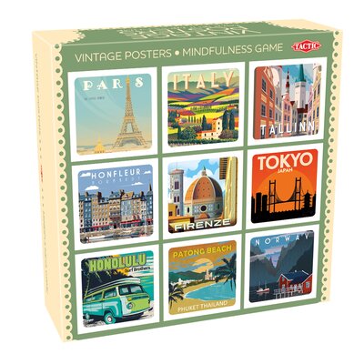 Gra karciana TACTIC Vintage Posters Mindfulness Game 58476