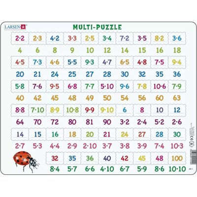 Układanka LARSEN Maxi Multi LA-AR1 (58 elementów)