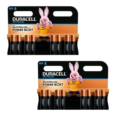 Baterie AA LR6 DURACELL Optimum (16 szt.)