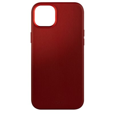 Etui FIXED MagLeather MagSafe do Apple iPhone 15 Czerwony