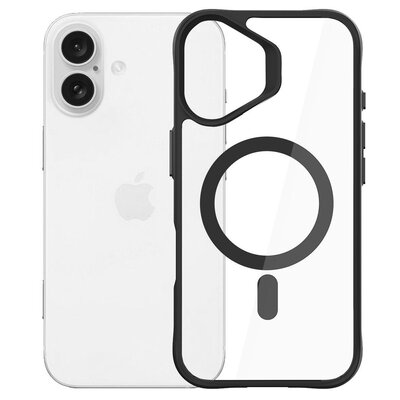 Etui XLINE MagSystem Satin Guardx do Apple iPhone 16 Plus Przezroczysto-czarny