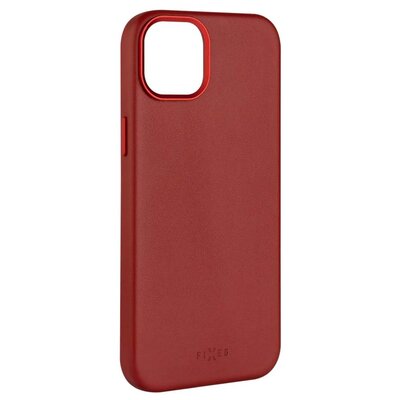 Etui FIXED MagLeather MagSafe do Apple iPhone 16 Czerwony