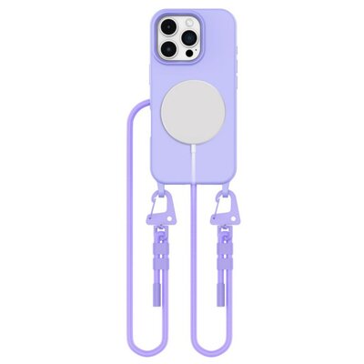 Etui TECH-PROTECT MagNecklace MagSafe do Apple iPhone 16 Pro Fioletowy