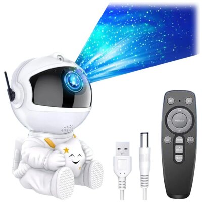 Projektor gwiazd GOCKOWIAK Universe Astronauta Biały