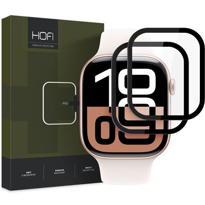 Szkło hybrydowe HOFI Hybrid Pro+ do Apple Watch 10 (42 mm) Czarny