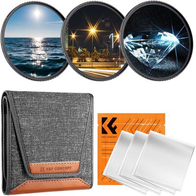 Фото - Світлофільтр K&F CONCEPT Filtr  2128V1 STAR 52 mm 