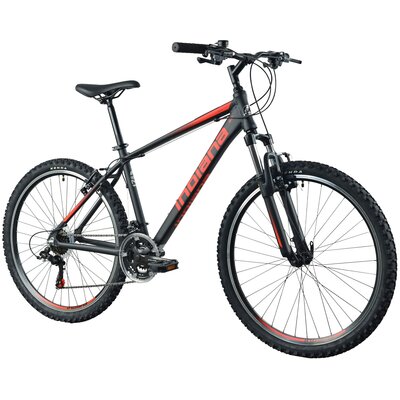 Rower górski MTB INDIANA X-Pulser 1.6 M15 26 cali męski Czarno-czerwony