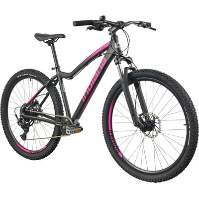 Rower górski MTB INDIANA X-Pulser 3.7 D17 27.5 cala damski Czarno-fuksjowy