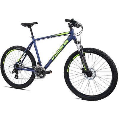 Rower górski MTB INDIANA X-Pulser 2.6 M17 26 cali męski Niebiesko-żółty