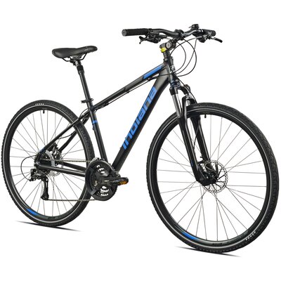 Rower crossowy INDIANA X-Cross 3.0 M21 męski Czarno-niebieski