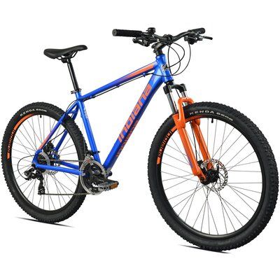 Rower górski MTB INDIANA X-Pulser 2.7 M21 27.5 cala męski Niebiesko-pomarańczowy