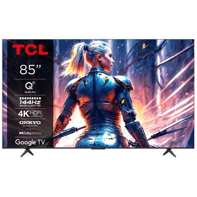 Telewizor TCL 85C75B 85" QLED 4K 144Hz Google TV Dolby Atmos Dolby Vision HDMI 2.1