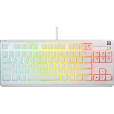 Klawiatura STEELSERIES Apex 3 TKL US Biały
