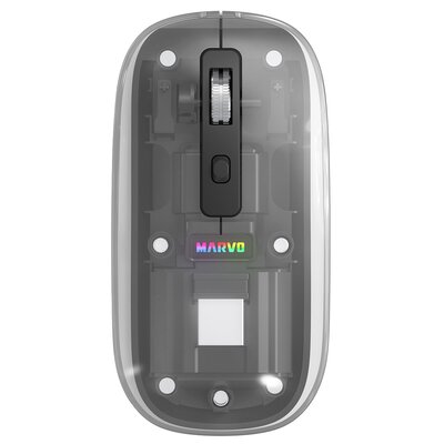 Mysz MARVO Prism B10 Czarno-przezroczysty