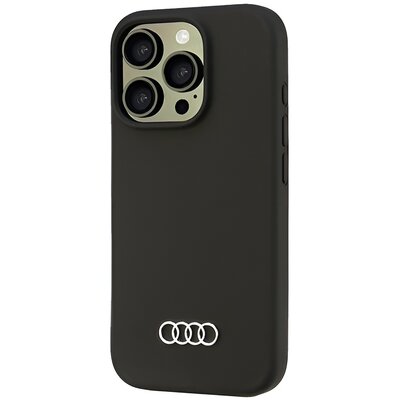 Etui AUDI Silicone Case do Apple iPhone 16 Pro Czarny