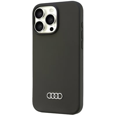 Etui AUDI Silicone Case do Apple iPhone 16 Pro Max Czarny