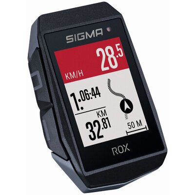 Nawigacja rowerowa SIGMA Rox 11.1 Evo HR Set Czarny Podświetlany