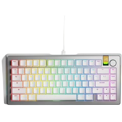 Klawiatura GLORIOUS GMMK 3 PRO HE Prebuilt Srebrny