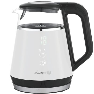 Czajnik ŁUCZNIK Compact WK-2503 Biało-czarny