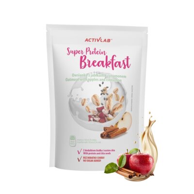 Owsianka ACTIVLAB Super śniadanie z jabłkami i cynamonem (300 g)
