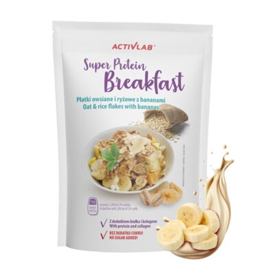 Owsianka ACTIVLAB Super śniadanie z bananami (300 g)