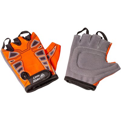 Rękawiczki rowerowe LITTLE RIDER Shield (rozmiar XXS) Pomarańczowy