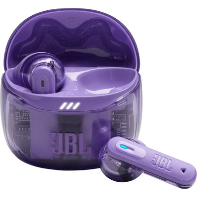 Słuchawki douszne JBL Tune Flex 2 ANC Fioletowo-przezroczysty