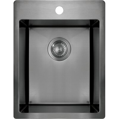 Zlewozmywak jednokomorowy DEANTE Olfato Precious ZPO D10E Titanium 50.5x39