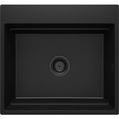 Zlewozmywak jednokomorowy DEANTE Magnetic ZRM N10A Nero 52x56
