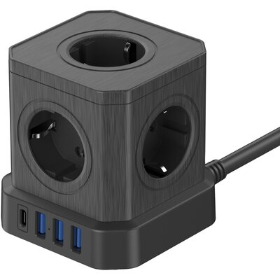 Listwa NEWELL GaN Power Cube NL4387 Czarny
