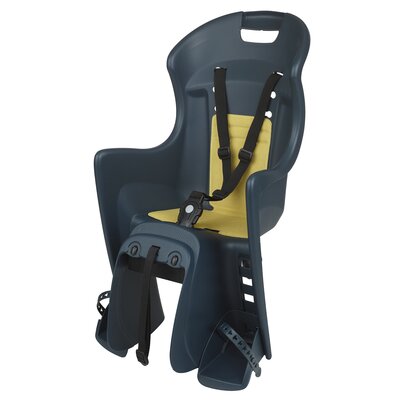 Fotelik rowerowy DIEFFE BIKE Bikey Cool Tylny Bagażnik 22kg Żółto-niebieski