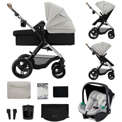 Wózek wielofunkcyjny KINDERKRAFT Moov 2 XL 3w1 Szary
