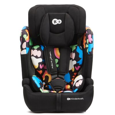Fotelik samochodowy KINDERKRAFT Comfort Up I-Size Happy Shapes 76-150 cm (9-36 kg) Wielokolorowy