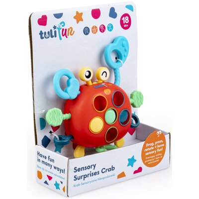 Zabawka edukacyjna TULIFUN Krab Sensoryczne Niespodzianki TF 30121