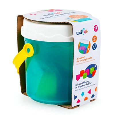 Zabawka edukacyjna TULIFUN Wiaderko Sorter kształtów TF30119