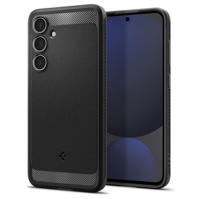 Etui SPIGEN Rugged Armor do Samsung Galaxy S24 FE Czarny matowy