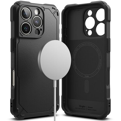 Etui RINGKE Rugged Gear Magnetic MagSafe do Apple iPhone 16 Pro Max Czarny