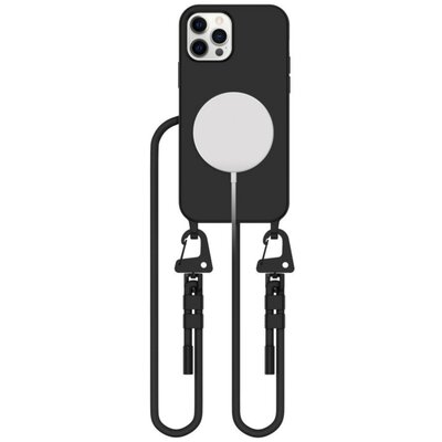 Etui TECH-PROTECT MagNecklace MagSafe do Apple iPhone 12/12 Pro Czarny