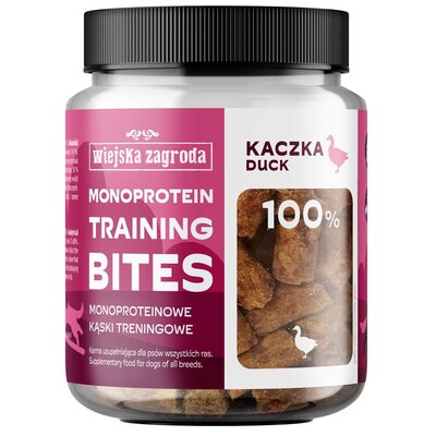 Przysmak dla psa WIEJSKA ZAGRODA Treningowy Kaczka kąski monoproteinowe 150 g