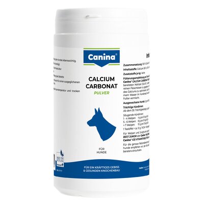 Suplement dla psa CANINA Węglan wapnia 1000 g