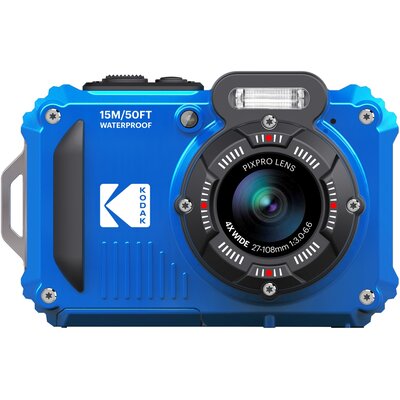 Aparat KODAK WPZ2 Niebieski + 2 baterie + karta pamięci 16GB, 16.3Mpix, 4x zoom optyczny