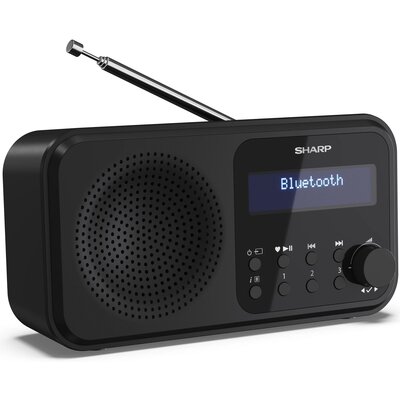 Radio SHARP DR-P421 Cyfrowe Przenośne Czarny