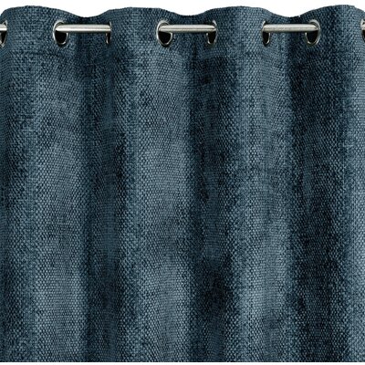 Zasłona EUROFIRANY Aleta 135 x 250 cm Granatowy