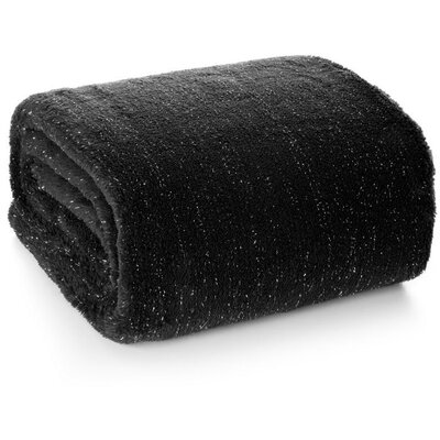 Koc EUROFIRANY Blink 150 x 200 cm Czarny