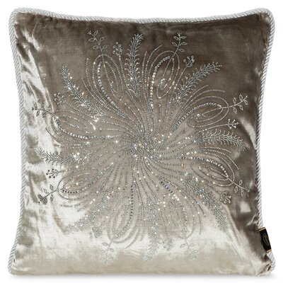 Poszewka EUROFIRANY Royal 7 45 x 45 cm Ciemnobeżowy