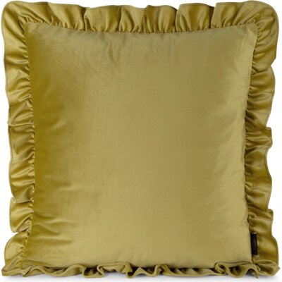 Poszewka EUROFIRANY Brenda 45 x 45 cm Musztardowy