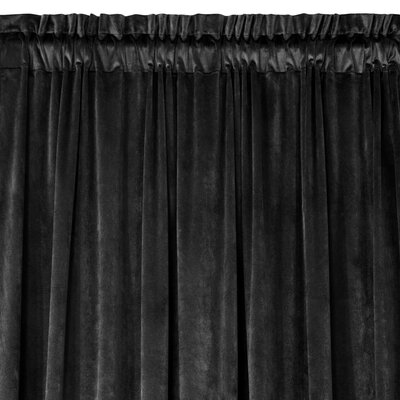 Zasłona EUROFIRANY Rosa 140 x 270 cm Czarny