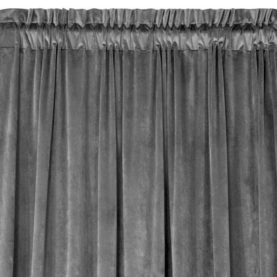 Zasłona EUROFIRANY Melanie 140 x 270 cm Stalowy